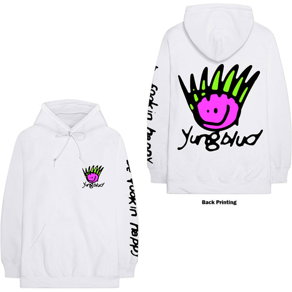 Yung Blud Pullover Hoodie: Face (Back Print)