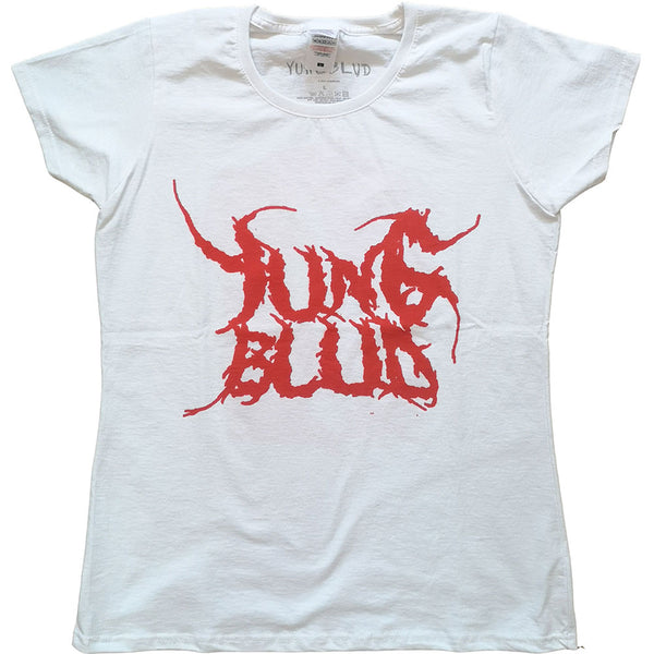 Yungblud Ladies T-Shirt: DEADHAPPY (Back Print)
