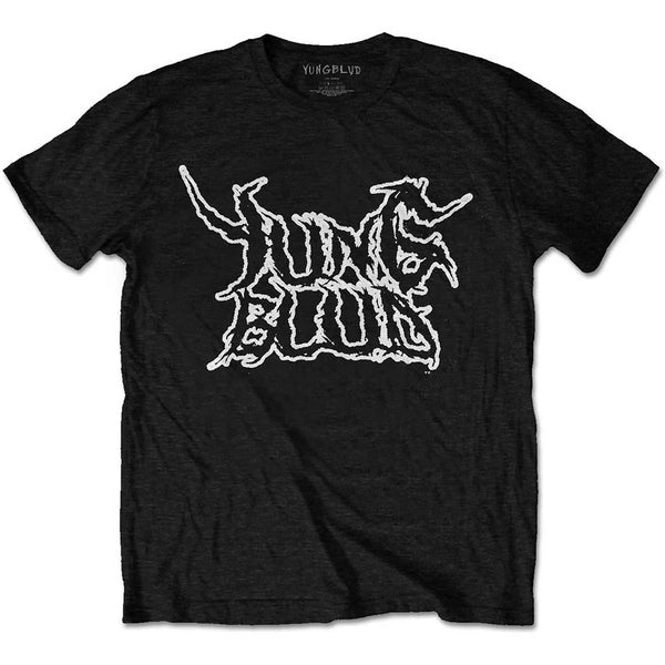 Yungblud | Official Band T-Shirt | Weird Flaming Skeletons (Back Print)