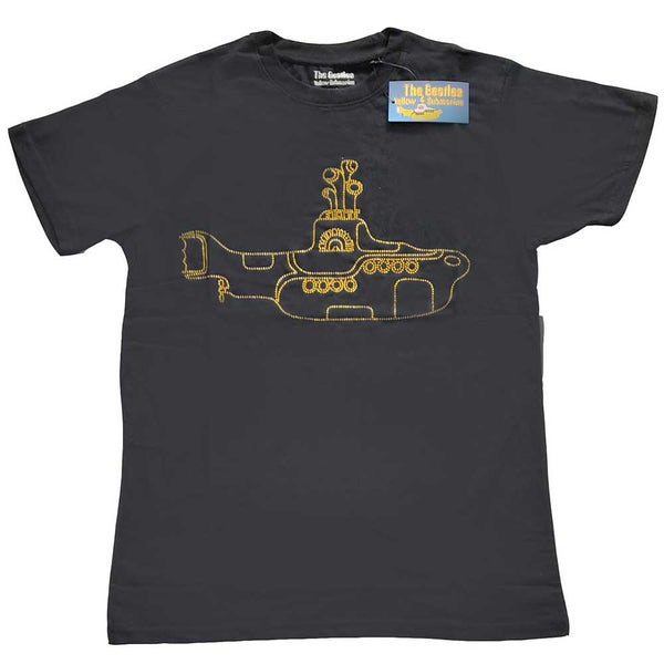 The Beatles | Official Band T-Shirt | Yellow Submarine (Diamante)