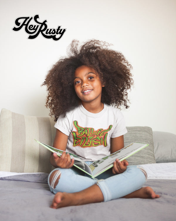 Billie Eilish Kids T-Shirt: Airbrush Photo