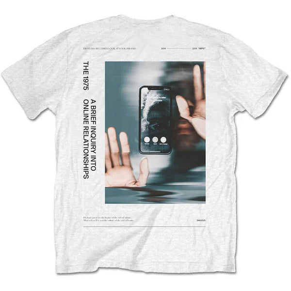 The 1975 | Official Band T-Shirt | ABIIOR Side Face Time (Back Print)