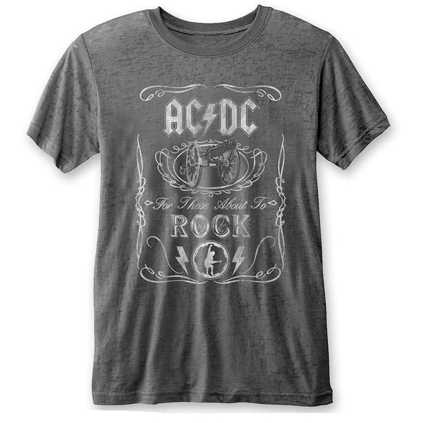 SALE | AC/DC | Official Band T-Shirt | Burn Out Cannon Swig