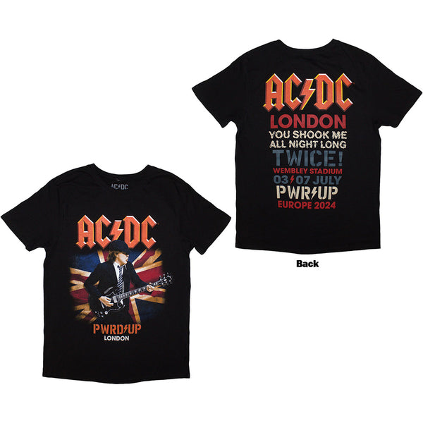 AC/DC | Official Band T-Shirt | PWRD-UP London '24 (Back Print & Ex-Tour)