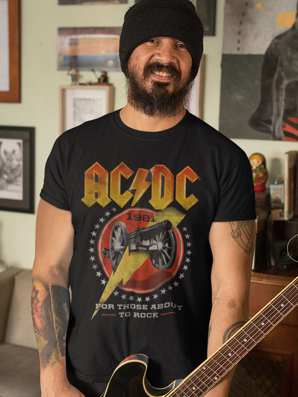 AC/DC | Official Band T-Shirt | For Those About To Rock 81