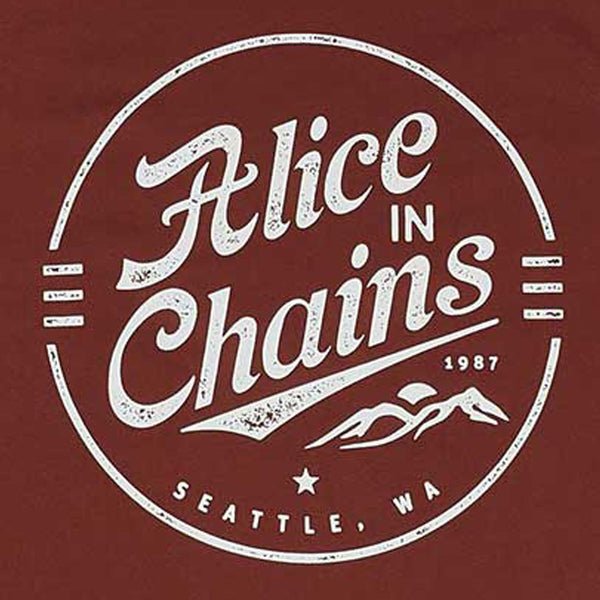 Alice In Chains | Official Band Ringer T-Shirt | Circle Emblem