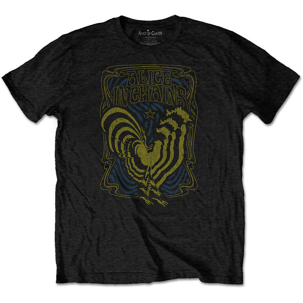 SALE | Alice in Chains | Official Band T-Shirt | Psychedelic Rooster