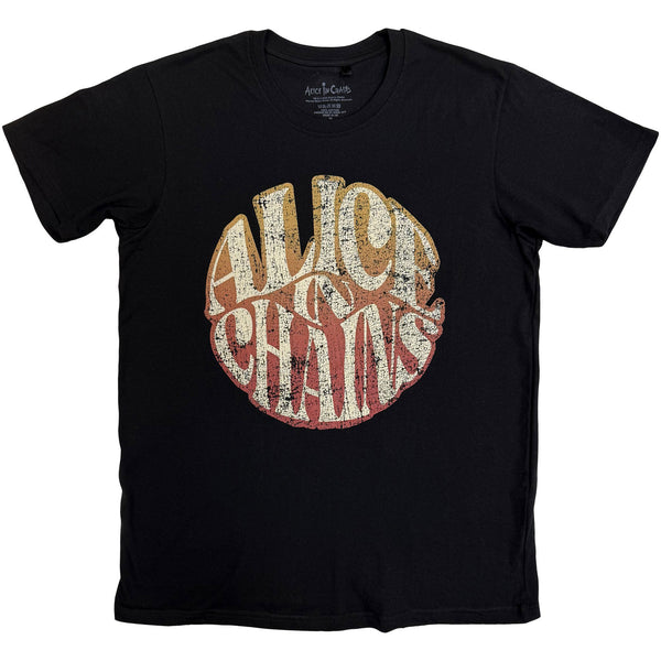 Alice In Chains | Official Band T-Shirt | Gradient Logo (Black)