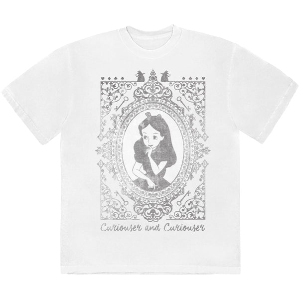 Disney | Official T-Shirt | Alice In Wonderland - Alice Curiouser & Curiouser