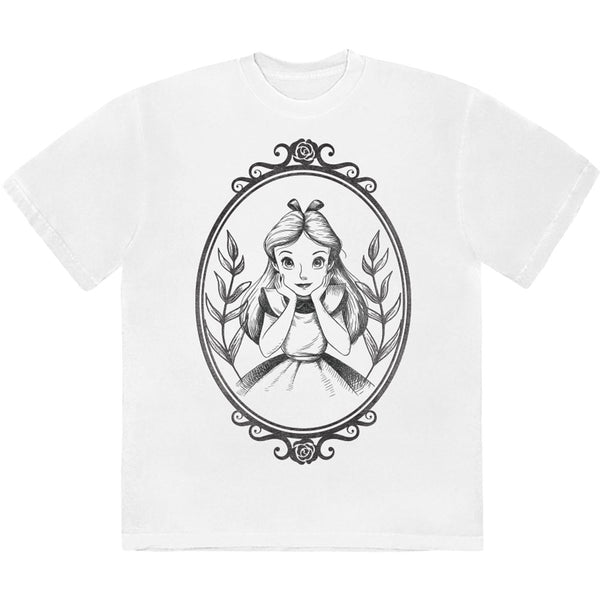 Disney | Official T-Shirt | Alice In Wonderland - Alice Pose Border