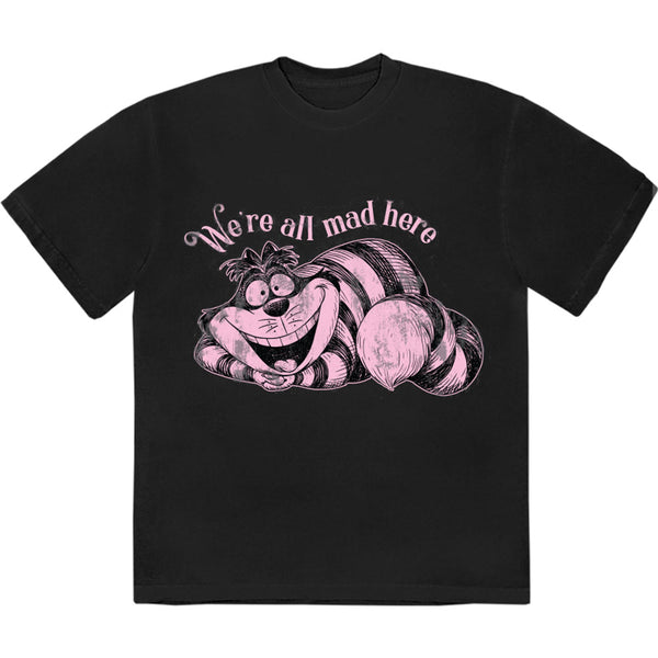 Disney | Official T-Shirt | Alice In Wonderland - We're All Mad Here