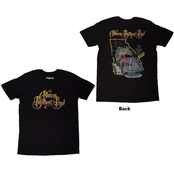 The Allman Brothers | Official T-Shirt | Road Goes On (Back Print)