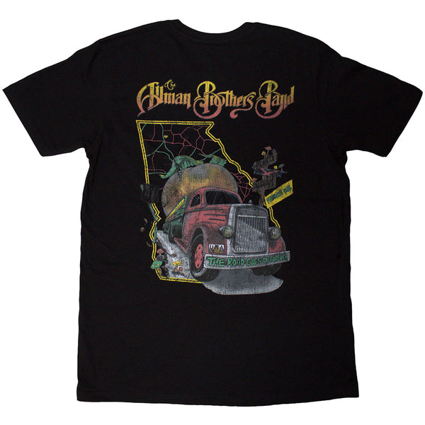 The Allman Brothers | Official T-Shirt | Road Goes On (Back Print)