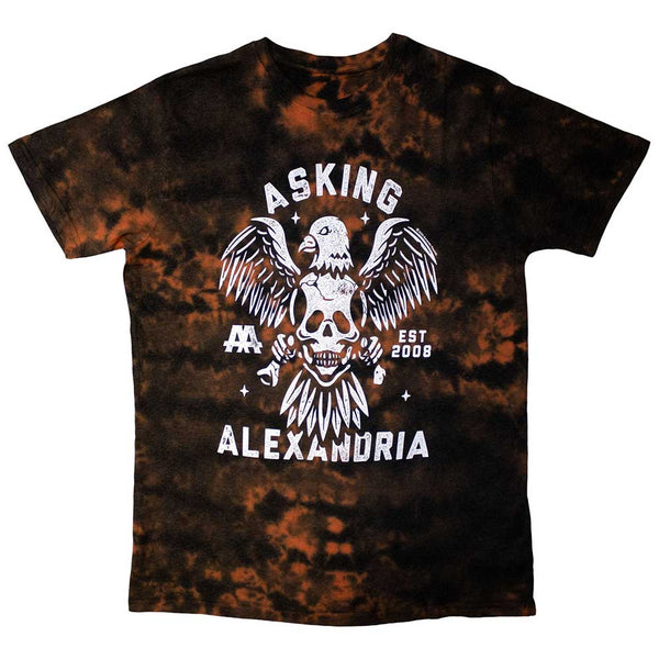 Asking Alexandria | Official Band T-Shirt | Eagle Skull (Wash Collection)