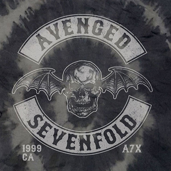 Avenged Sevenfold | Official Band T-Shirt | Dip-Dye Deathbat Crest