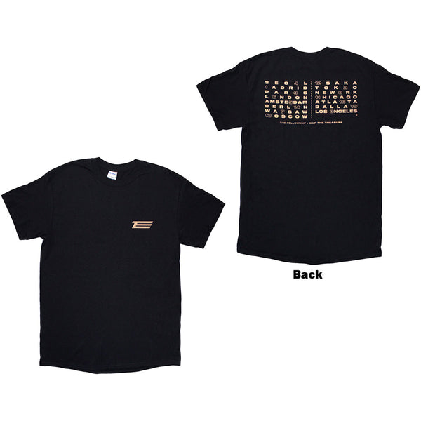 ATEEZ | Official T-Shirt | Fellowship Map The Treasure (Back Print & Ex-Tour)