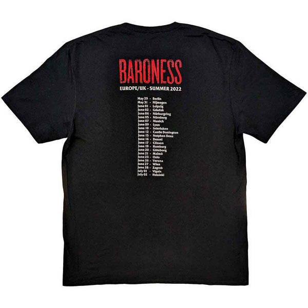 Baroness | Official Band T-Shirt | Razor Bloom (Back Print)