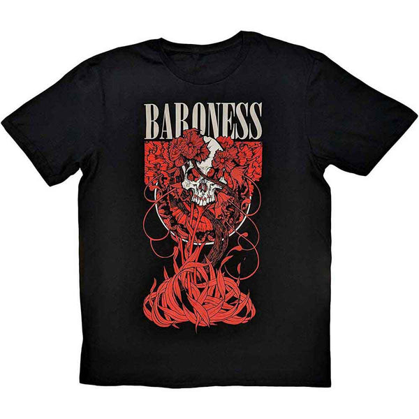 Baroness | Official Band T-Shirt | Fleur Skull