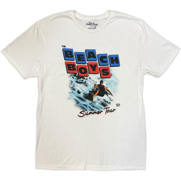 The Beach Boys | Official Band T-Shirt | Summer Tour '86 (White)