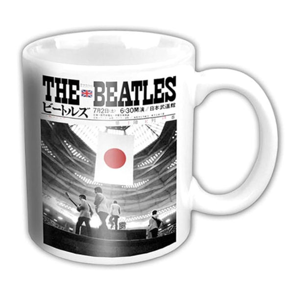 Beatles boxed Coffee Mug featuring Live at Budokan design.