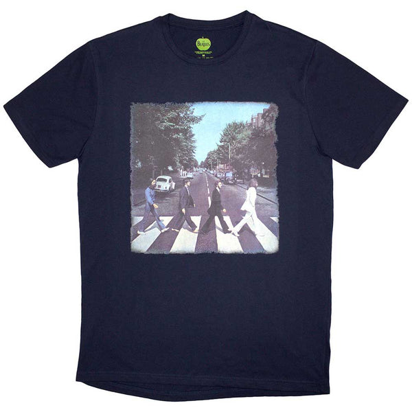 The Beatles | Official Band T-Shirt | Vintage Abbey Road (Back Print)