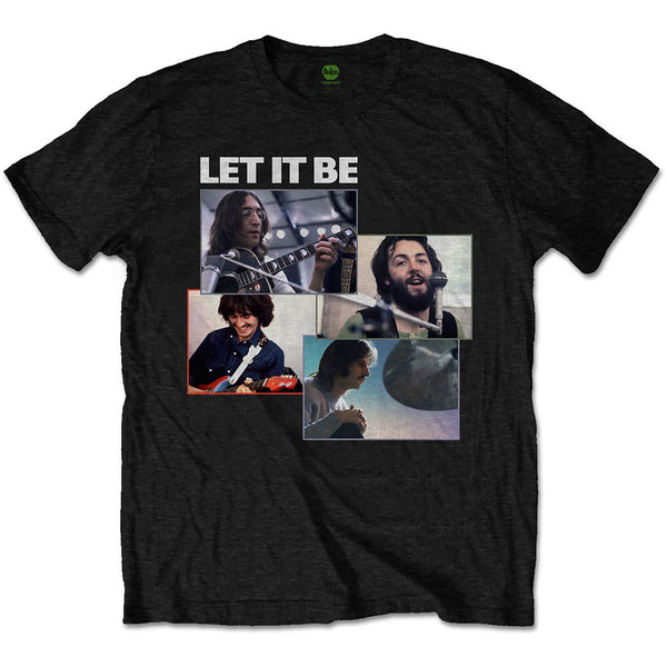 The Beatles | Official Band T-Shirt | Let It Be Recording Shots