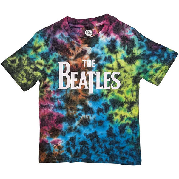 The Beatles | Official Kids Band T-Shirt | Drop T Logo (Wash Collection)