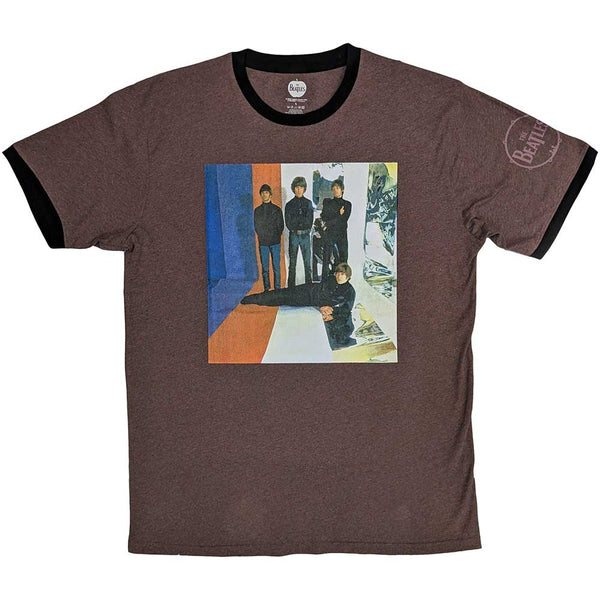 The Beatles | Official Band Ringer T-Shirt | Stripes