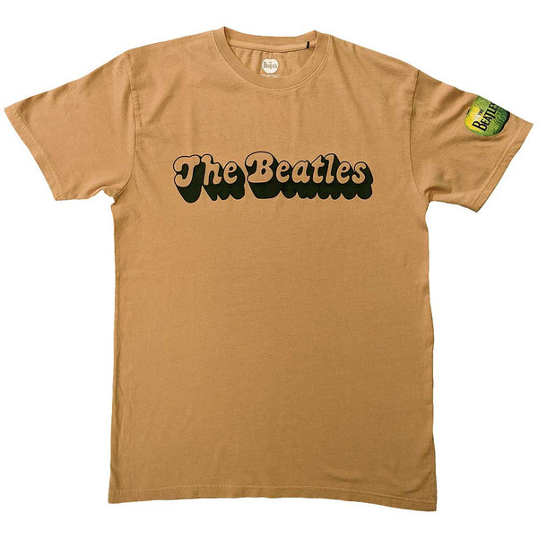 The Beatles | Official Band T-Shirt | '70s Logo (Sleeve Print)