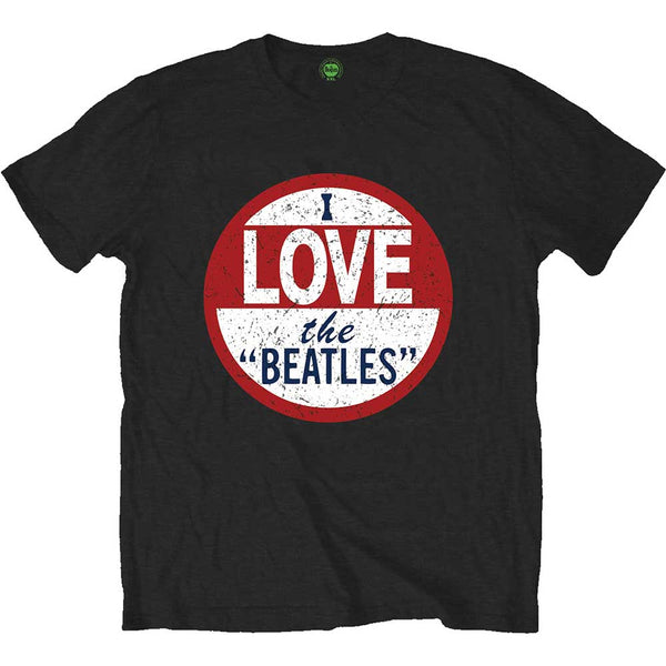 The Beatles | Official Band T-Shirt | I Love The Beatles Single Print