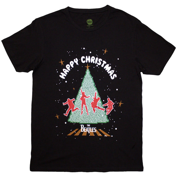 The Beatles | Official Band T-Shirt | Christmas Tree