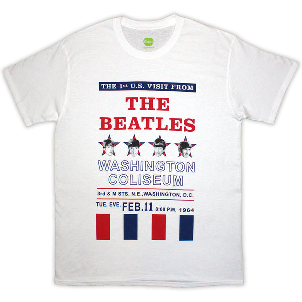 The Beatles | Official Band T-Shirt | Washington '64 Stars & Stripes