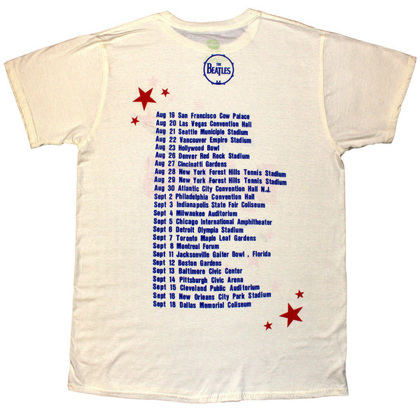 The Beatles | Official Band T-Shirt | American Tour '64 (Back Print)