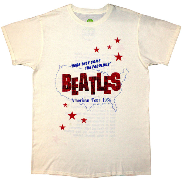 The Beatles | Official Band T-Shirt | American Tour '64 (Back Print)