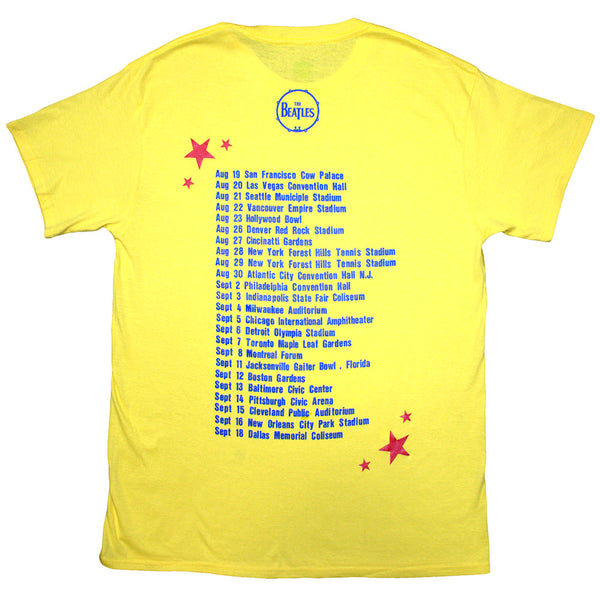 The Beatles | Official Band T-Shirt | American Tour '64 (Back Print)