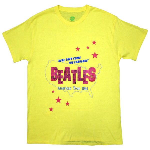 The Beatles | Official Band T-Shirt | American Tour '64 (Back Print)