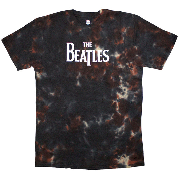 The Beatles | Official Band T-Shirt | Drop T Logo (Wash Collection)