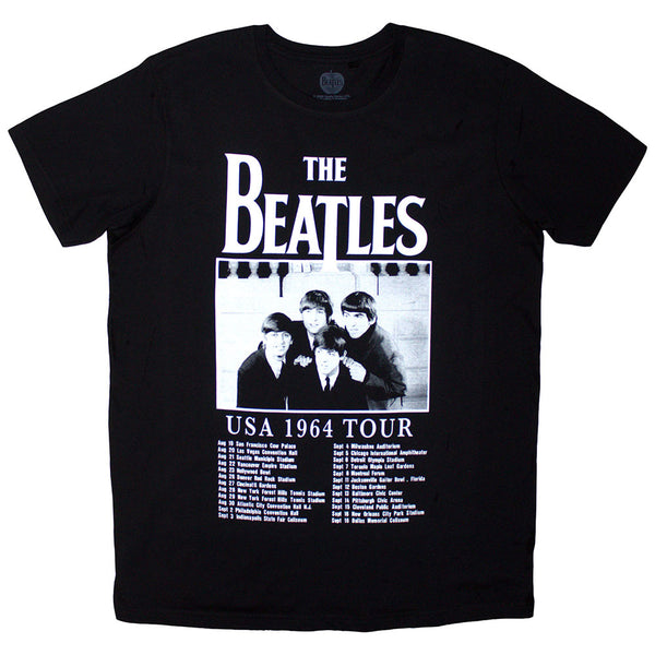 The Beatles | Official Band T-Shirt | Tour '64 Dates
