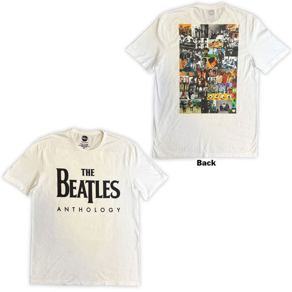 The Beatles | Official Band T-Shirt | Anthology (White) (Back Print)