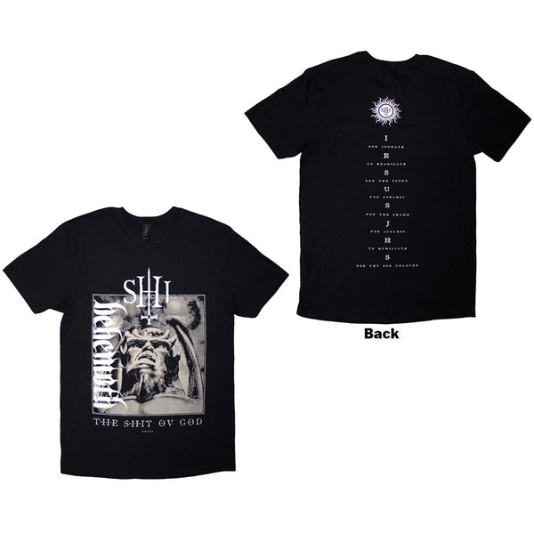 Behemoth | Official T-Shirt | The Shit Ov God Vertical Logo Cover (Back Print)