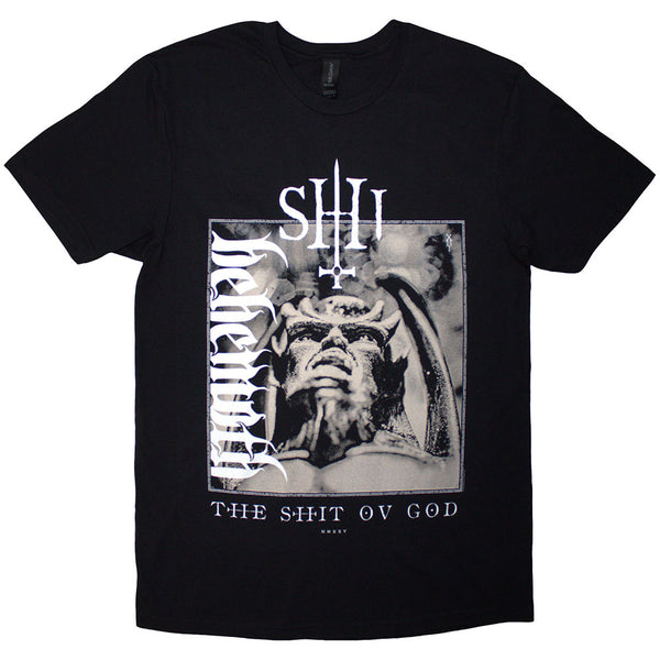 Behemoth | Official T-Shirt | The Shit Ov God Vertical Logo Cover (Back Print)