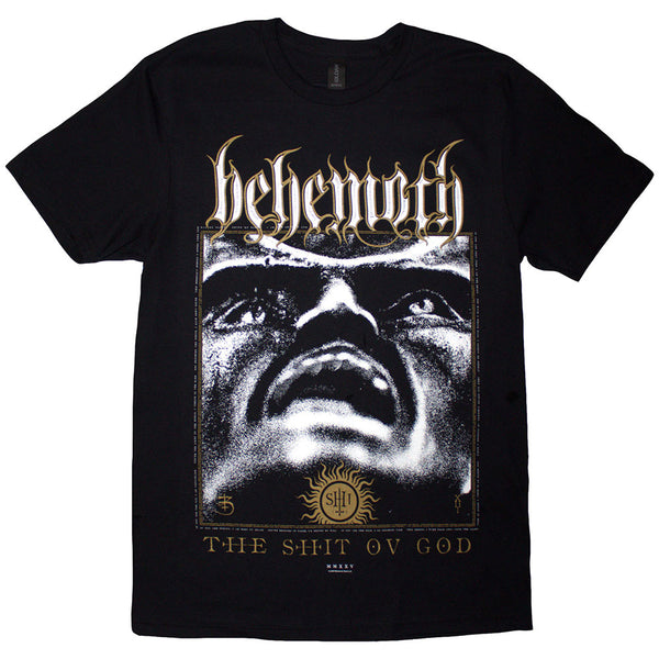 Behemoth | Official T-Shirt | The Shit Ov God Reign In Hell (Back Print)