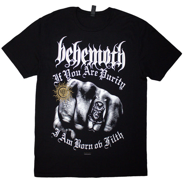 Behemoth | Official T-Shirt | The Shit Ov God Purity Fist (Back Print)