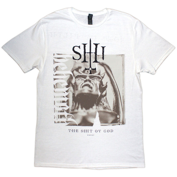 Behemoth | Official T-Shirt | The Shit Ov God Sepia Parchment (Back Print)