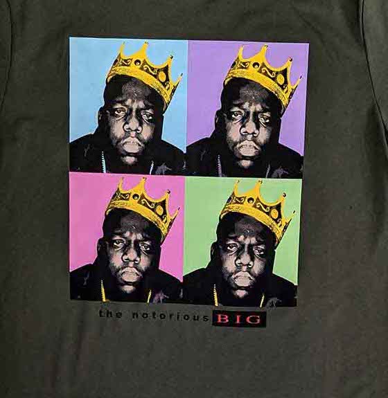 Biggie Smalls | Official Band T-Shirt | Crown Pop Art