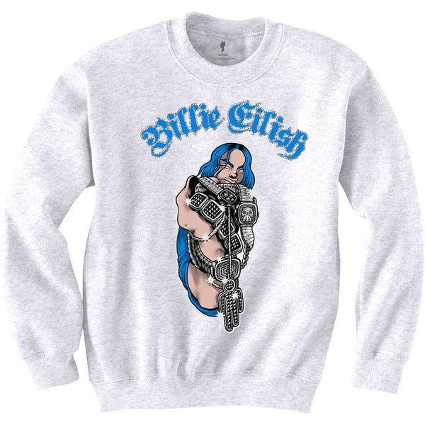 SALE Billie Eilish Unisex Sweatshirt: Bling 40%