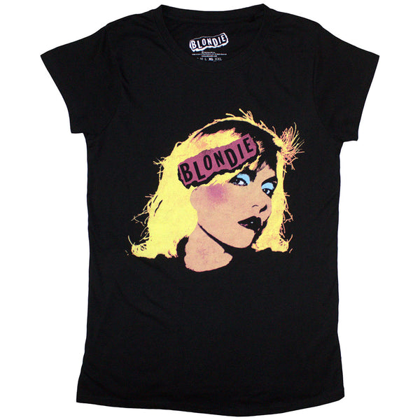 Blondie | Official Ladies Band T-Shirt | Punk Logo