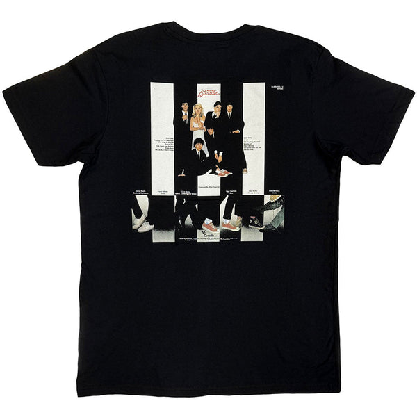 Blondie | Official Artist T-Shirt | Parallel Lines (Black) (Back Print)