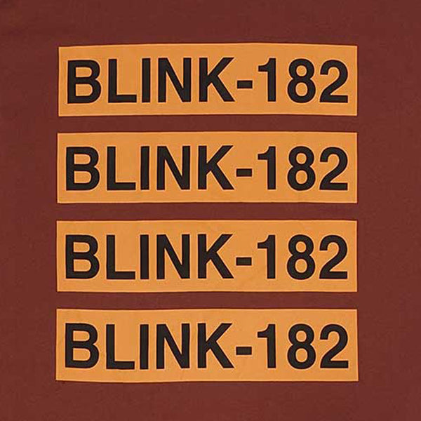 Blink-182 | Official Band Ringer T-Shirt | Logo Repeat