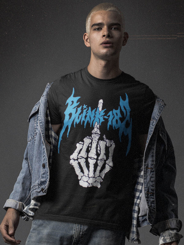 Blink-182 | Official Band T-Shirt | Middle Finger